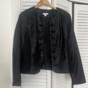 Vintage black button detail jacket